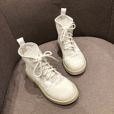 Martins boots summer breathable high-top female lace hollow short boots students thick bottom English wind ins tide
Martins boots summer breathable high-top female lace hollow short boots students thick bottom English wind ins tide