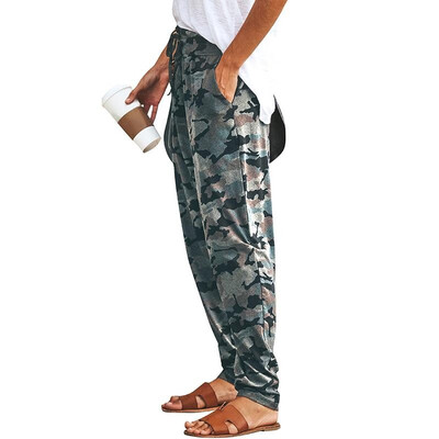 Fashion Women Long Pants Camouflage Print Adjustable Waist Drawstring Loose Casual Camo Trousers
Fashion Women Long Pants Camouflage Print Adjustable Waist Drawstring Loose Casual Camo Trousers