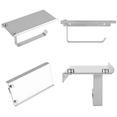 Greensen Paper Holder Roll Paper HolderWall Mounted Stainless Steel Bathroom Toilet Roll Paper Holder Rack with Shelf Modern
Greensen Paper Holder Roll Paper HolderWall Mounted Stainless Steel Bathroom Toilet Roll Paper Holder Rack with Shelf Modern