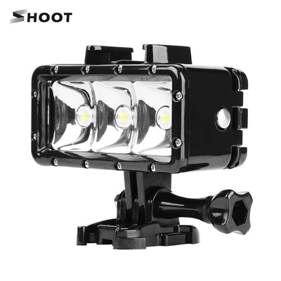 SHOOT XTGP253 Portable LED Diving Light Lamp 3 Lighting Modes 30m Waterproof Built-in 1200mAh Rechargeable Battery for GoPro Hero
SHOOT XTGP253 Portable LED Diving Light Lamp 3 Lighting Modes 30m Waterproof Built-in 1200mAh Rechargeable Battery for GoPro Hero
