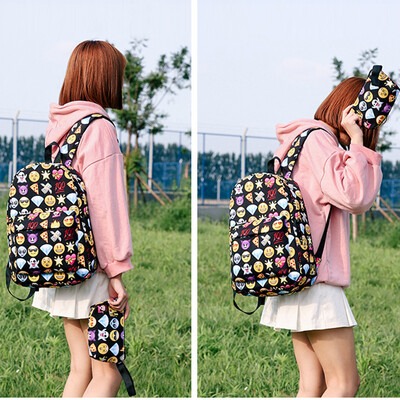 Tailored Unisex Print Emoticon Two Piece Set Handbag Shoulder Bag Backpack Zipper Bag
Tailored Unisex Print Emoticon Two Piece Set Handbag Shoulder Bag Backpack Zipper Bag