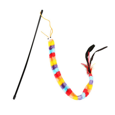 Funny Cat Stick Pet Cat Interactive Toy Rainbow Plush Cute Shape with Bells Funny Cat Pole
Funny Cat Stick Pet Cat Interactive Toy Rainbow Plush Cute Shape with Bells Funny Cat Pole