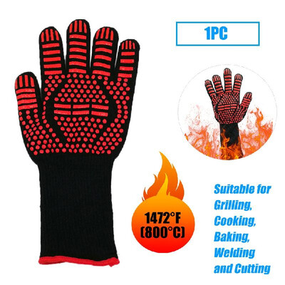 Kitchen Gloves BBQ Heated Heat-resistant Multi-purpose Cooking Gloves Suitable for Grilling Cooking Baking Welding&Cutting
Kitchen Gloves BBQ Heated Heat-resistant Multi-purpose Cooking Gloves Suitable for Grilling Cooking Baking Welding&Cutting