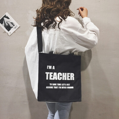 Bag bag female 2019 new large-capacity portable shopping canvas bag tide Korean version of the casual broadband shoulder Messenger bag
Bag bag female 2019 new large-capacity portable shopping canvas bag tide Korean version of the casual broadband shoulder Messenger bag
