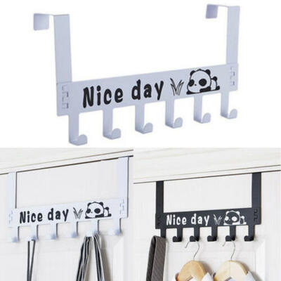 Over the Door 6 Hook Rack Decorative Hanger Hanging Clothes Coat Hat Hole Free
Over the Door 6 Hook Rack Decorative Hanger Hanging Clothes Coat Hat Hole Free