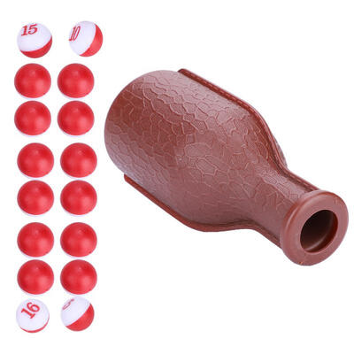 Greensen Billiard Shaker Bottle And 16 Numbered Tally Balls Pool Dice Billiards Accessory
Greensen Billiard Shaker Bottle And 16 Numbered Tally Balls Pool Dice Billiards Accessory