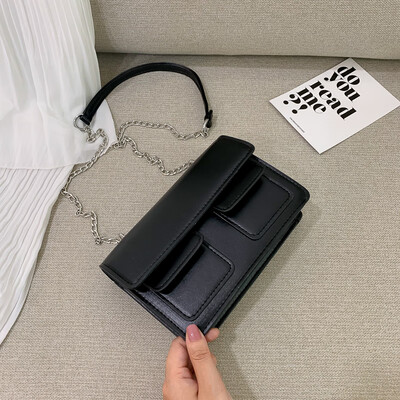 Fashion temperament chain bag 2019 new simple small fresh shoulder bag female casual wild Messenger small square bag
Fashion temperament chain bag 2019 new simple small fresh shoulder bag female casual wild Messenger small square bag