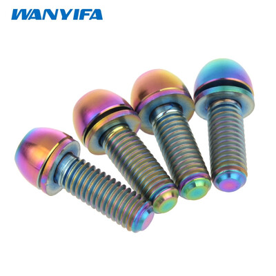 Titanium Gr5 M6x18mm Ball Allen Head Bolt with Washer for Bicycle Disc Brake Caliper pack of 4
Titanium Gr5 M6x18mm Ball Allen Head Bolt with Washer for Bicycle Disc Brake Caliper pack of 4