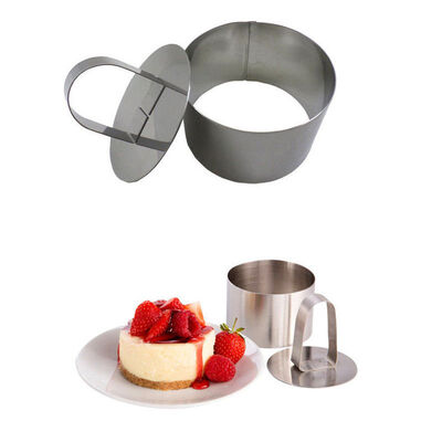 DIY Baking Tools Cake Mold Retractable Stainless Steel Circle Mousse Ring Baking Tool Set Size Adjustable Bakeware
DIY Baking Tools Cake Mold Retractable Stainless Steel Circle Mousse Ring Baking Tool Set Size Adjustable Bakeware