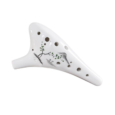 12 Holes Round Head Ceramic Ocarina Alto C Hand Painted Musical Instrument with Lanyard Music Score Protective Bag For Music Lover
12 Holes Round Head Ceramic Ocarina Alto C Hand Painted Musical Instrument with Lanyard Music Score Protective Bag For Music Lover