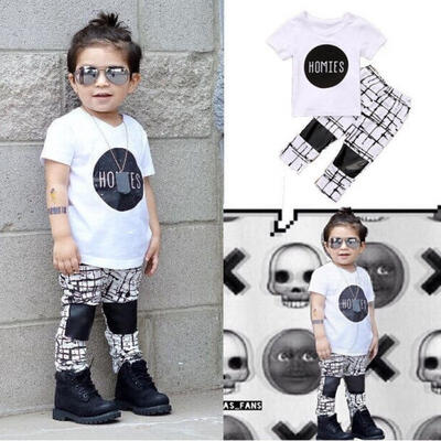 2PCS Toddler Kids Baby Boy T-shirt TopsLong Pants Outfits Set Tracksuit Clothes
2PCS Toddler Kids Baby Boy T-shirt TopsLong Pants Outfits Set Tracksuit Clothes
