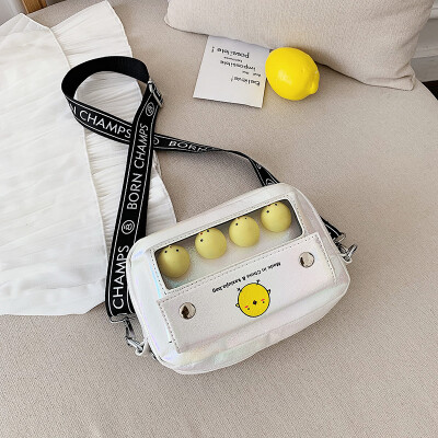 Ins girls on the new chick fashion girl bag 2019 new bag personality broadband cartoon slanted small bag tide
Ins girls on the new chick fashion girl bag 2019 new bag personality broadband cartoon slanted small bag tide