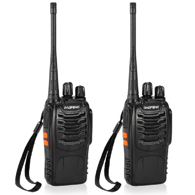 BaoFeng® 2PCS 16CH FM UHF 400-470MHz Talkie Walkie Transceiver 2-way Radio Portable Handheld Interphone Long Distance 1500mah Batt
BaoFeng® 2PCS 16CH FM UHF 400-470MHz Talkie Walkie Transceiver 2-way Radio Portable Handheld Interphone Long Distance 1500mah Batt