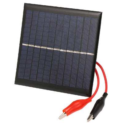 1W55V Portable Solar Charger With Alligator Clip Compact Solar Panel For GardenTrafficEmergency Light Solar Pump Outdoor Adver
1W55V Portable Solar Charger With Alligator Clip Compact Solar Panel For GardenTrafficEmergency Light Solar Pump Outdoor Adver
