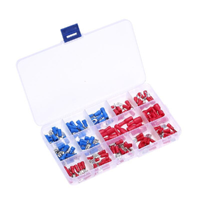 140PcsBox Assorted Insulated Terminals Crimp Electrical Wire Cable Connector Kit Spade Set with Storage Box
140PcsBox Assorted Insulated Terminals Crimp Electrical Wire Cable Connector Kit Spade Set with Storage Box