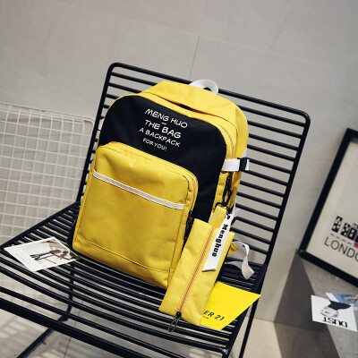 Korean version of high school ins wind backpack large capacity shoulder bag Chaozhou brand junior high school girls
Korean version of high school ins wind backpack large capacity shoulder bag Chaozhou brand junior high school girls