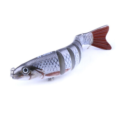 127CM Mini 3D Artificial Bait False Multi Joint Fish Shape Eco-friendly ABS Plastic Hard Fishing Lure With 2 Treble Hooks
127CM Mini 3D Artificial Bait False Multi Joint Fish Shape Eco-friendly ABS Plastic Hard Fishing Lure With 2 Treble Hooks