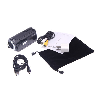 720P Digital Video Camcorder Full HD 16MP 8x digital Zoom DV Camera Kit HDV-802S Black
720P Digital Video Camcorder Full HD 16MP 8x digital Zoom DV Camera Kit HDV-802S Black