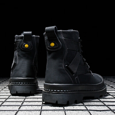 Martin boots mens high-top leather boots black military boots wild cotton shoes British wind autumn help tooling short boots tide shoes
Martin boots mens high-top leather boots black military boots wild cotton shoes British wind autumn help tooling short boots tide shoes