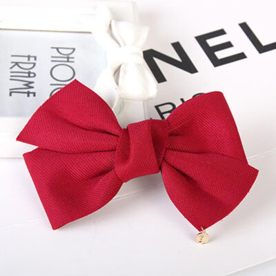 Solid Cloth Bows Women Big Hair Clips Hairpins Girl Wedding Hair Jewelry Hair Accessories
Solid Cloth Bows Women Big Hair Clips Hairpins Girl Wedding Hair Jewelry Hair Accessories