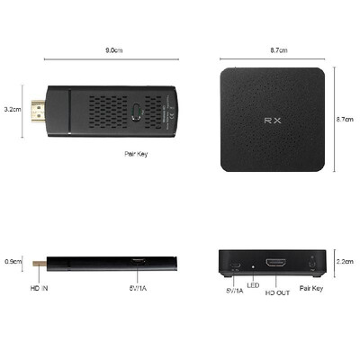Measy WirelessHD Video Audio Transmission Kit 1080P 60Ghz Transmitter Receiver Sender Transmission Distance 10m for Blu-ray DVD Pl
Measy WirelessHD Video Audio Transmission Kit 1080P 60Ghz Transmitter Receiver Sender Transmission Distance 10m for Blu-ray DVD Pl