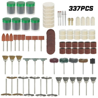 337PCS 18" Shank Rotary Tool Accessories Set Sanding Polishing Grinding Cutting Accessory Bit
337PCS 18" Shank Rotary Tool Accessories Set Sanding Polishing Grinding Cutting Accessory Bit