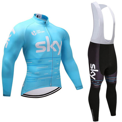 2018 pro team Sky winter thermal fleece cycling jersey bicycle clothing set ropa ciclismo invierno MTB bike jersey bib pants kit
2018 pro team Sky winter thermal fleece cycling jersey bicycle clothing set ropa ciclismo invierno MTB bike jersey bib pants kit