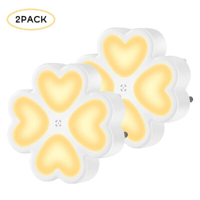 4 Pack LED Plug-in Night Light 05W Warm White Petals Shape Wall Lights with Dusk-to-Dawn Sensor for Nursing Baby Kids Childrens
4 Pack LED Plug-in Night Light 05W Warm White Petals Shape Wall Lights with Dusk-to-Dawn Sensor for Nursing Baby Kids Childrens
