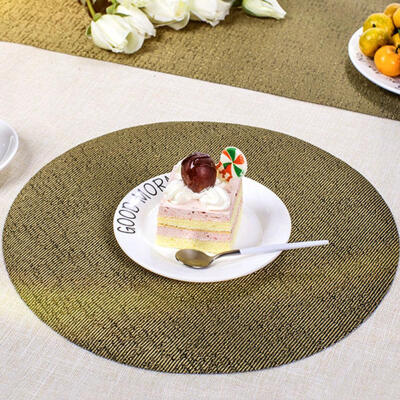 Greensen Heat Insulation Placemat Anti-Slip Waterproof Tableware Plate Fork Table Round Mat Plate MatPlacemat
Greensen Heat Insulation Placemat Anti-Slip Waterproof Tableware Plate Fork Table Round Mat Plate MatPlacemat