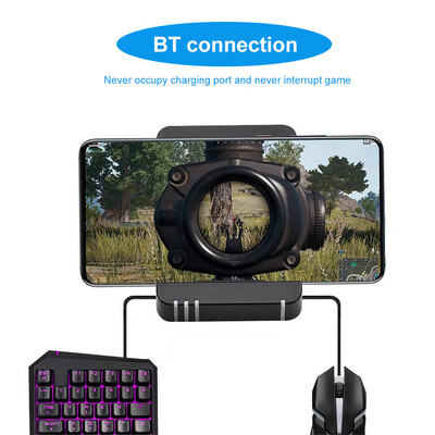 Mobile Game Keyboard & Mouse Convertor Gaming Adapter Dock Station for Android iOS BT Connection for PUBG
Mobile Game Keyboard & Mouse Convertor Gaming Adapter Dock Station for Android iOS BT Connection for PUBG