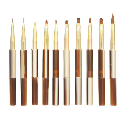 10pcs UV Gel Acrylic Nail Brushes Kit for False Nail Tips Builder Nail Art Design Painting Liner Pen Set Nail Manicure Tool
10pcs UV Gel Acrylic Nail Brushes Kit for False Nail Tips Builder Nail Art Design Painting Liner Pen Set Nail Manicure Tool