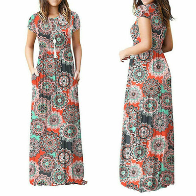 Women Boho Floral Long Maxi Dress Cocktail Party Evening Summer Beach Sundress Color Size
Women Boho Floral Long Maxi Dress Cocktail Party Evening Summer Beach Sundress Color Size