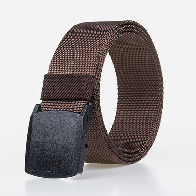 Men&Women belt high quality solid color Nylon Plastic buckle Men belt outdoor casual cowboy pants belt
Men&Women belt high quality solid color Nylon Plastic buckle Men belt outdoor casual cowboy pants belt