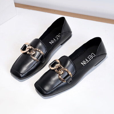 Flat-soled shoes womens single shoes Love shoes English style shoes womens lazy shoes beans shoes on one foot
Flat-soled shoes womens single shoes Love shoes English style shoes womens lazy shoes beans shoes on one foot
