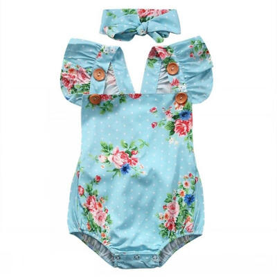 Floral Newborn Baby Bodysuit Clothes Sleeveless Infant Bebes Girls Summer Outfit Baby Jumpsuit Headband 2pcs Sunsuit 0-24M
Floral Newborn Baby Bodysuit Clothes Sleeveless Infant Bebes Girls Summer Outfit Baby Jumpsuit Headband 2pcs Sunsuit 0-24M