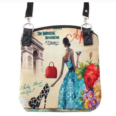 Women Messenger Bags Vintage Canvas Printing Small Satchel Shoulder European Style Girls Handbag Lady Crossbody Bag
Women Messenger Bags Vintage Canvas Printing Small Satchel Shoulder European Style Girls Handbag Lady Crossbody Bag