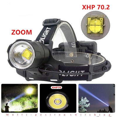 Oasismall 80000LM Bright Led xhp702 USB Headlamp 3 Modes Rechargeable Zoom Waterproof HeadlightWith Battery
Oasismall 80000LM Bright Led xhp702 USB Headlamp 3 Modes Rechargeable Zoom Waterproof HeadlightWith Battery