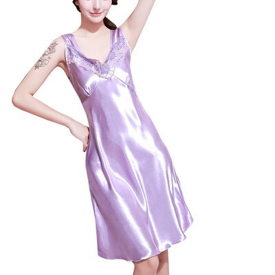 Toponeto Womens Sexy Satin Lingerie Sleepwear Sleeveless Pajamas Underwear Nightdress
Toponeto Womens Sexy Satin Lingerie Sleepwear Sleeveless Pajamas Underwear Nightdress
