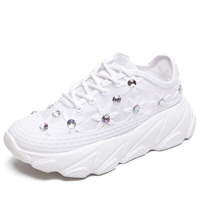 DIWEINI 2019 New Women Casual Shoes Spring Mesh print crystal Women Platform vulcanized shoes Fashion Breathable Women Sneakers
DIWEINI 2019 New Women Casual Shoes Spring Mesh print crystal Women Platform vulcanized shoes Fashion Breathable Women Sneakers