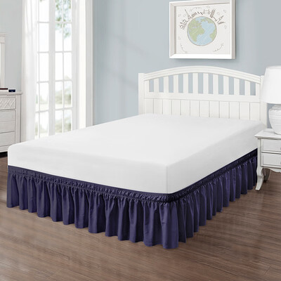 SUPIN Three Fabric Wrap Around Bed Skirts Elastic Dust Ruffles Easy on Easy off Dust ruffled bed Skirts 14 inch Drop 7705
SUPIN Three Fabric Wrap Around Bed Skirts Elastic Dust Ruffles Easy on Easy off Dust ruffled bed Skirts 14 inch Drop 7705