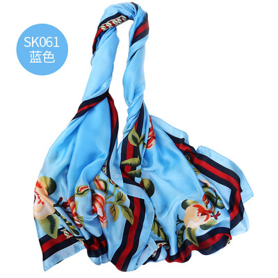 New European&American fashion printed scarf chain large silk scarf sunscreen wild shawl beach travel beach towel female
New European&American fashion printed scarf chain large silk scarf sunscreen wild shawl beach travel beach towel female