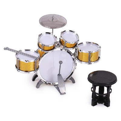 Children Kids Drum Set Musical Instrument Toy 5 Drums with Small Cymbal Stool Drum Sticks for Boys Girls
Children Kids Drum Set Musical Instrument Toy 5 Drums with Small Cymbal Stool Drum Sticks for Boys Girls