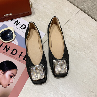 Net Red Single Shoes Summer Style Water Drill Bean Shoes Shallow-mouthed Fairy Flat-soled Evening Shoes Large Size Womens Shoe
Net Red Single Shoes Summer Style Water Drill Bean Shoes Shallow-mouthed Fairy Flat-soled Evening Shoes Large Size Womens Shoe