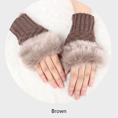 New Fashion Women Winter Warmer Fingerless Gloves Knitted Faux Rabbit Fur Wrist Mitten
New Fashion Women Winter Warmer Fingerless Gloves Knitted Faux Rabbit Fur Wrist Mitten