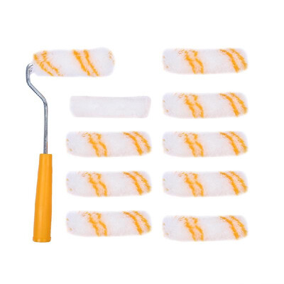 Painting Brush Roller Wall Decoration Wall Paint Roller 4 Mini Paint Roller with 10 Pcs Replacement Roller Covers Corrosion Resi
Painting Brush Roller Wall Decoration Wall Paint Roller 4 Mini Paint Roller with 10 Pcs Replacement Roller Covers Corrosion Resi