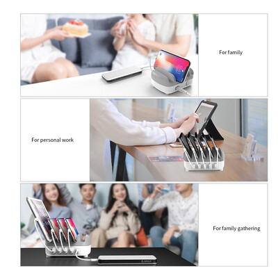ORICO DUK-5P 5 Port USB Charger Station Dock with Holder 40W 5V24A5 USB Charging for Mobile Phones Laptops White
ORICO DUK-5P 5 Port USB Charger Station Dock with Holder 40W 5V24A5 USB Charging for Mobile Phones Laptops White