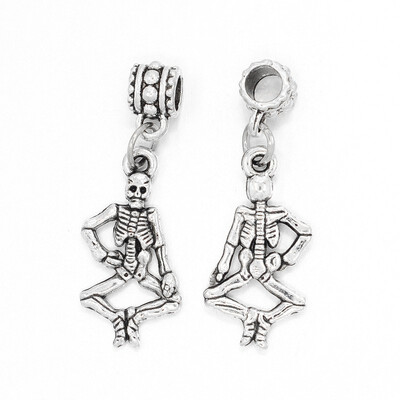 Tibetan Style Large Hole Alloy European Dangle Beads Skull Pendants Antique Silver 38mm Hole 45mm
Tibetan Style Large Hole Alloy European Dangle Beads Skull Pendants Antique Silver 38mm Hole 45mm
