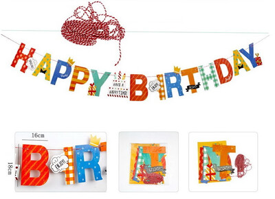 FUNNYBUNNY Childs age party decoration banner background layout paper letter pull flag
FUNNYBUNNY Childs age party decoration banner background layout paper letter pull flag
