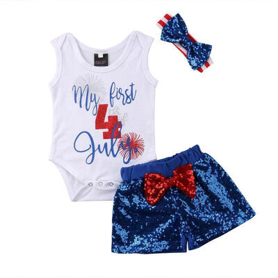 Toddler Baby Boy Girl Romper 4th July American Flag Pants Clothes 3pcs Outfit Set 0-24M
Toddler Baby Boy Girl Romper 4th July American Flag Pants Clothes 3pcs Outfit Set 0-24M