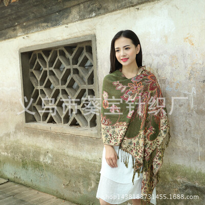 New ethnic style scarf cotton bohemian scarf shawl female five golden flower jacquard Lijiang shawl wholesale
New ethnic style scarf cotton bohemian scarf shawl female five golden flower jacquard Lijiang shawl wholesale